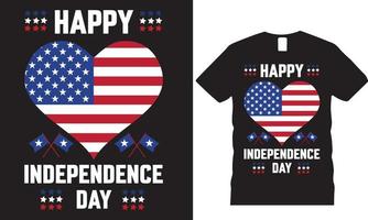 Happy independence day t-shirt design vector