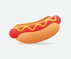 cool hotdog vector design