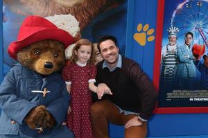 LOS ANGELES, JAN 6 - Brett Dalton, Daughter at the Paddington 2 US Premiere at Village Theater on January 6, 2018 in Westwood, CA photo