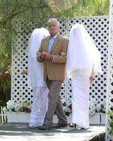 LOS ANGELES, APR 14 - Bobbie Eakes, John McCook, Jennifer Gareis at the Home and Family Celebrates Bold and Beautifuls 30 Years at Universal Studios Back Lot on April 14, 2017 in Los Angeles, CA photo