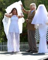 LOS ANGELES, APR 14 - Bobbie Eakes, John McCook, Jennifer Gareis at the Home and Family Celebrates Bold and Beautifuls 30 Years at Universal Studios Back Lot on April 14, 2017 in Los Angeles, CA photo