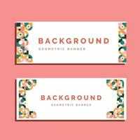 Background Pattern Vector Geomatric Banner