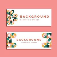 Background Pattern Vector Geomatric Banner