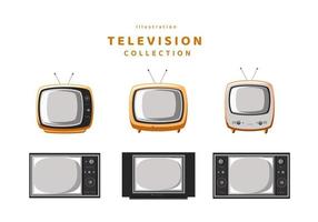 Complete Television Collection Vector Illustration