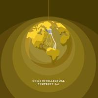 dia mundial de la propiedad intelectual vector