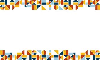 Color Geometric Pattern Background Vector