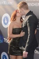 LOS ANGELES, JUN 8 - Ariel Winter, Levi Meaden at the Los Angeles Dodgers Foundations 3rd Annual Blue Diamond Gala at the Dodger Stadium on June 8, 2017 in Los Angeles, CA photo