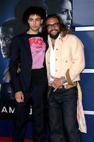 LOS ANGELES, APR 4 - Archie Madekwe, Jason Momoa at the Ambulance Premiere at Academy Museum on April 4, 2022 in Los Angeles, CA photo