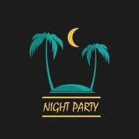 night party wallpaper vector
