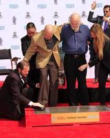 LOS ANGELES, APR 7 - Carl Reiner, Rob Reiner at the Carl and Rob Reiner Hand and Footprint Ceremony at the TCL Chinese Theater IMAX on April 7, 2017 in Los Angeles, CA photo