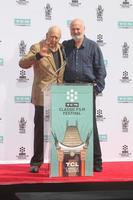 LOS ANGELES, APR 7 - Carl Reiner, Rob Reiner at the Carl and Rob Reiner Hand and Footprint Ceremony at the TCL Chinese Theater IMAX on April 7, 2017 in Los Angeles, CA photo