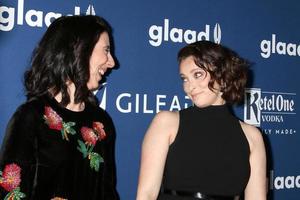 LOS ANGELES, APR 12 - Aline Brosh McKenna, Rachel Bloom at GLAAD Media Awards Los Angeles at Beverly Hilton Hotel on April 12, 2018 in Beverly Hills, CA photo