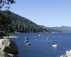 LOS ANGELES, JUL 1 - Big Bear Lake at the Scenic view at the BIg Bear Lake on July 1, 2017 in Big Bear, CA photo