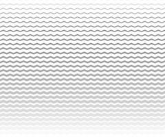 Wave, zigzag lines pattern. Black wavy line on white background. Texture vector - illustration