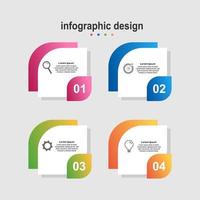 Infographic design modern design business vector