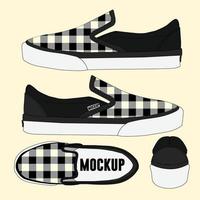 Shoes Design with Beautiful Different Color vector