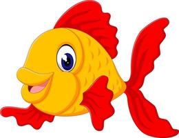 cute fish cartoon vector