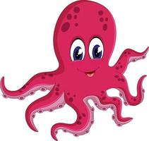 cute Octopus cartoon vector