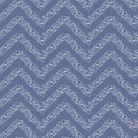 Seamless vector pattern with floral zigzag of hydrangea flowers