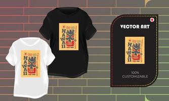 diseño de camiseta camiseta personalizada vector