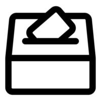 ballot boax icon vector