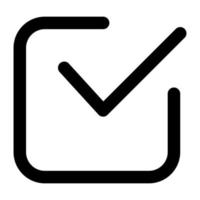 checkmark icon ui vector