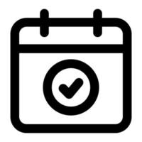 calendar icon ui vector