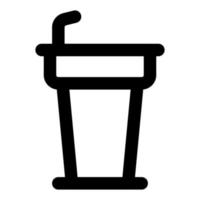 lectern icon ui vector
