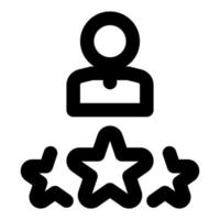rating icon ui vector