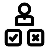 voting icon ui vector