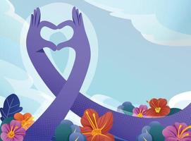 Cancer Survivor Day Background vector