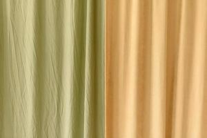 A mix of yellow and green crumpled fabric backgrounds that can be used for your text photo