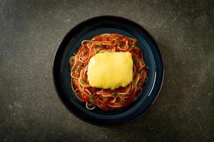 Spaghetti Tomato Sauce with Hamburg and Cheese