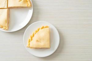 Toddy palm pies on plate photo