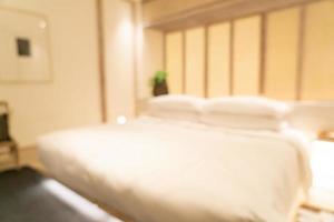 abstract  blur hotel resort bedroom photo