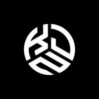 diseño del logotipo de la letra kjn sobre fondo negro. concepto de logotipo de letra de iniciales creativas kjn. diseño de letras kjn. vector