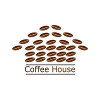 Coffee house vector logo design template. Coffee shop.