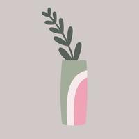 Branch in vase vector