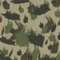 pincel abstracto arte selva camuflaje patrón ejército fondo vector