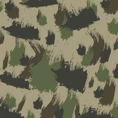 abstract brush art jungle camouflage pattern army background