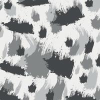 abstract brush art white winter camouflage pattern army background vector