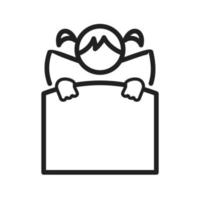 Lying in Bed Icon vector