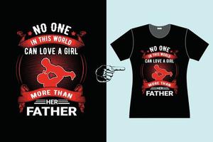 Father's day t-shirt design print templates vector