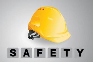 safety equipment, construction concept, vector design