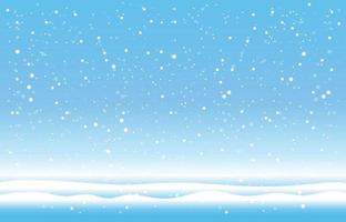 Snowflakes and Winter background, Winter landscape,vector design vector