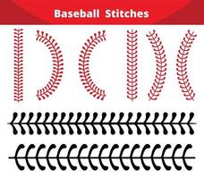 Baseball  Stitches  on a white background , vector design