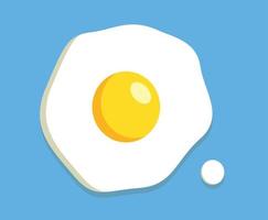 Fried egg. vector design