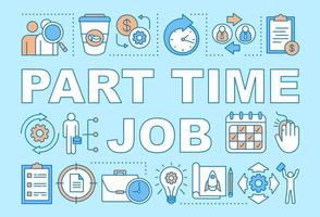 Part Time Job Vector Art, Icons, and Graphics for Free Download