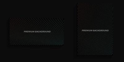 premium background with abstract gradient lines for cover, poster, banner, billboard vector