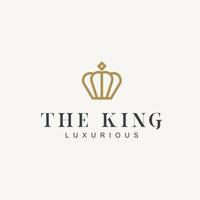 Vintage Creative Crown abstract Logo design. Crown Logo Royal King Queen concept symbol vector template